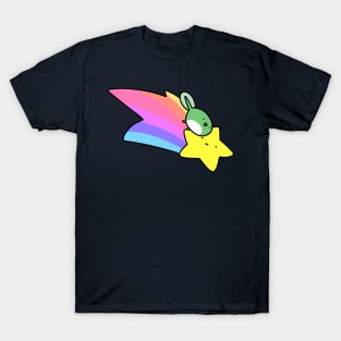 Rainbow Shooting Star Tadpole T-Shirt